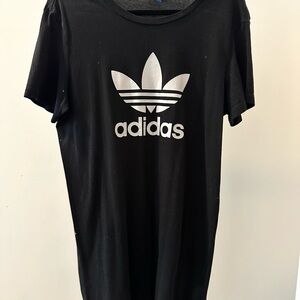 Adidas Black T-Shirt Dress